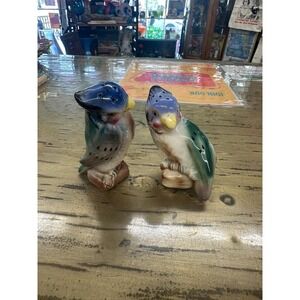 Vintage Ceramic Blue Bird Shakers